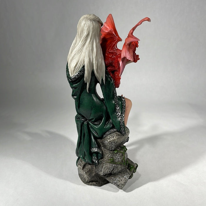 anne stokes dragons statue back