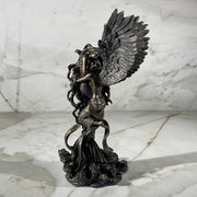mermaid angel statue