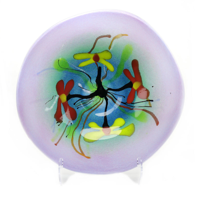 Murano Glass Napoli Plate