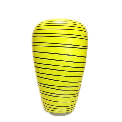 Murano Glass Tuica Yellow Decorative Vase