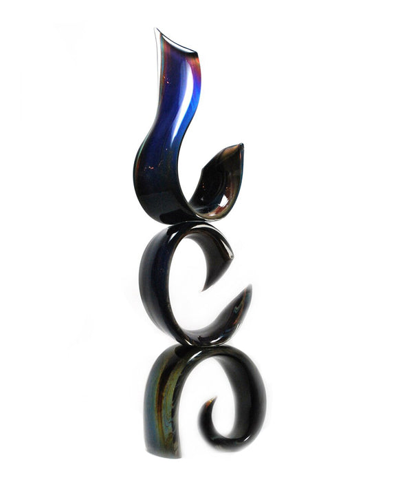 Calcedonia Glass Nastro Modern Sculpture
