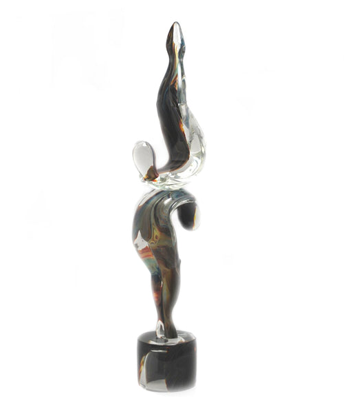 Calcedonia Glass Acrobats Sculpture