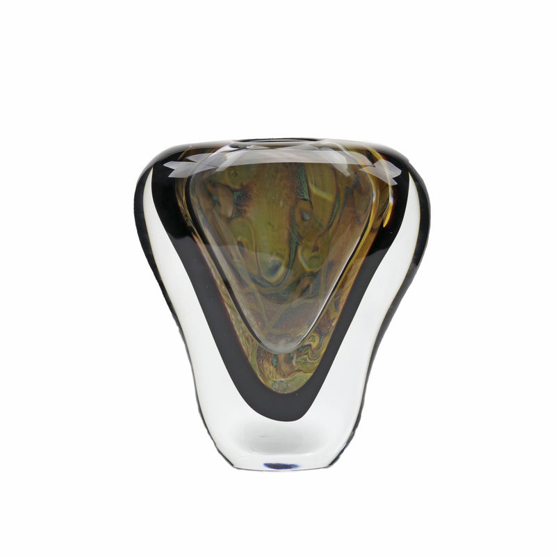 Calcedonia Glass Damasco Abstract Vase
