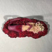 sea of roses mermaid figurine