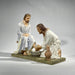 Jesus washing disciples feet statue 