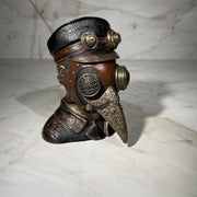 steampunk sculpture- plague doctor 