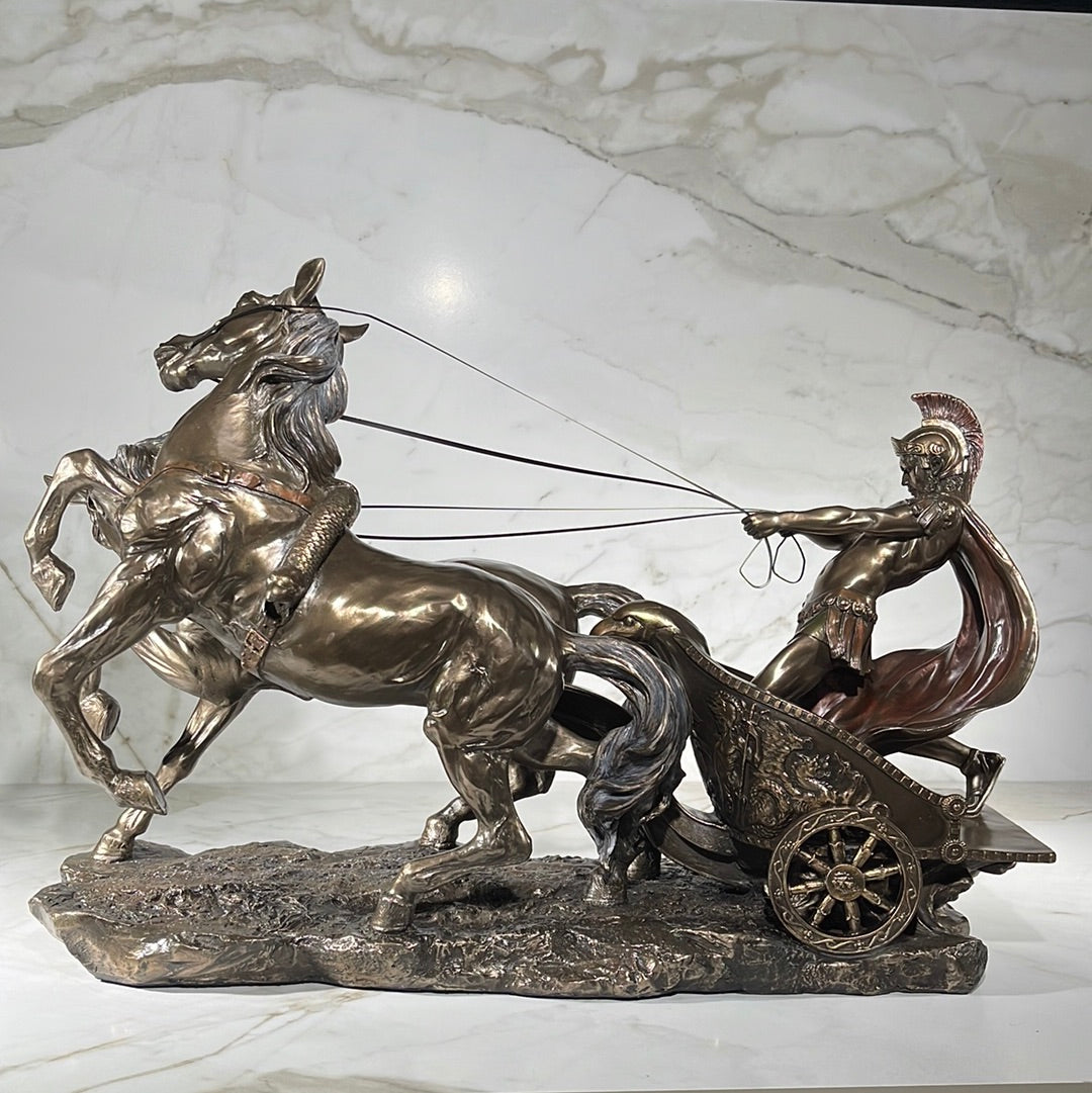 Large Roman Chariot Statue — AllSculptures
