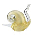 Murano Glass Snail Figurine-Gold