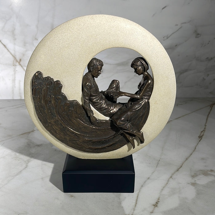 Circle of Love Couple Sculpture