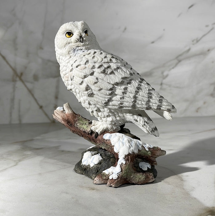 snow owl figurine 
