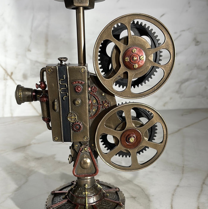 Steampunk Projector Mesh Lamp — AllSculptures
