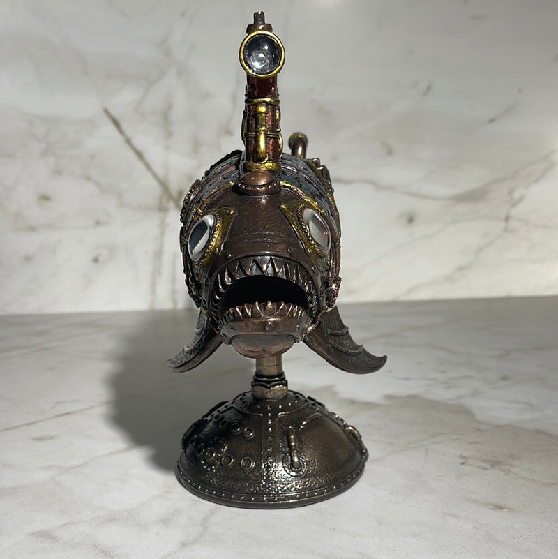 Steampunk fish submarine 