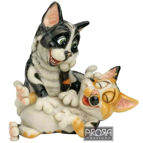 Alex & Jojo Kitten Statue-Pets with Personality