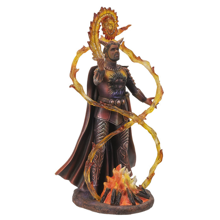 Elemental Magic Fire Wizard Statue by Anne Stokes