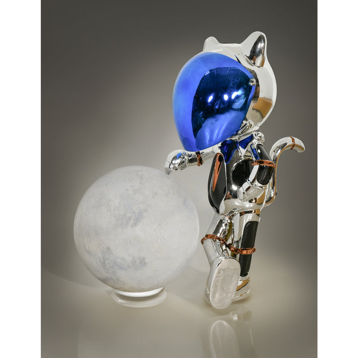 Astronaut Cat Floor Sculpture