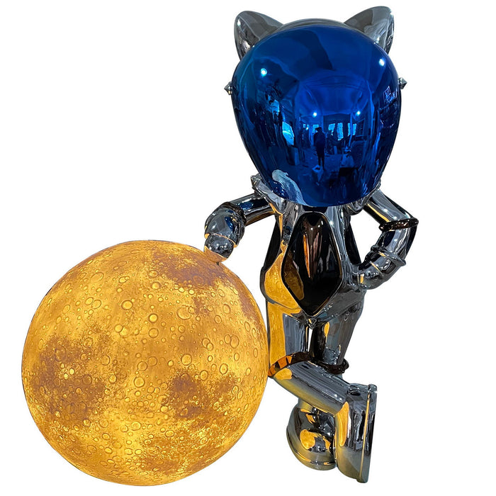 Astronaut Cat Floor Sculpture