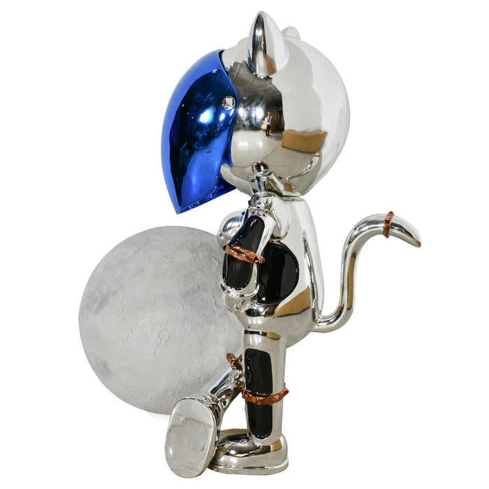 Astronaut Cat Floor Sculpture