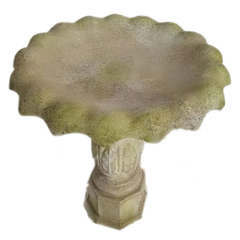 Flower Outdoor Bird Bath