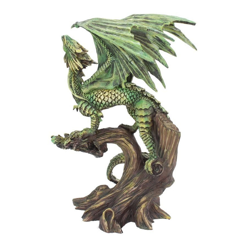 Green Forest Dragon Statue by Anne Stokes