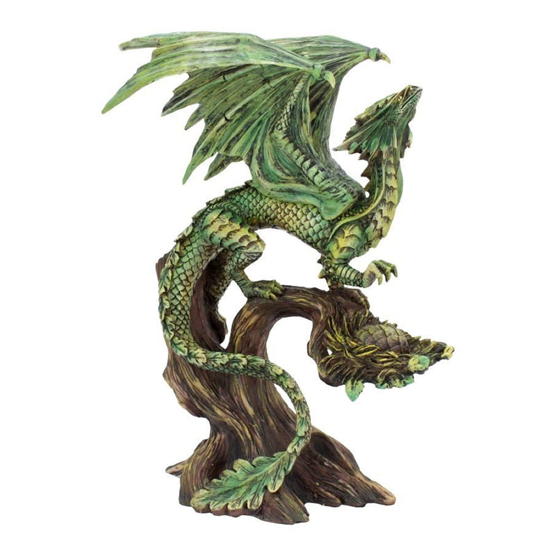 Green Forest Dragon Statue by Anne Stokes