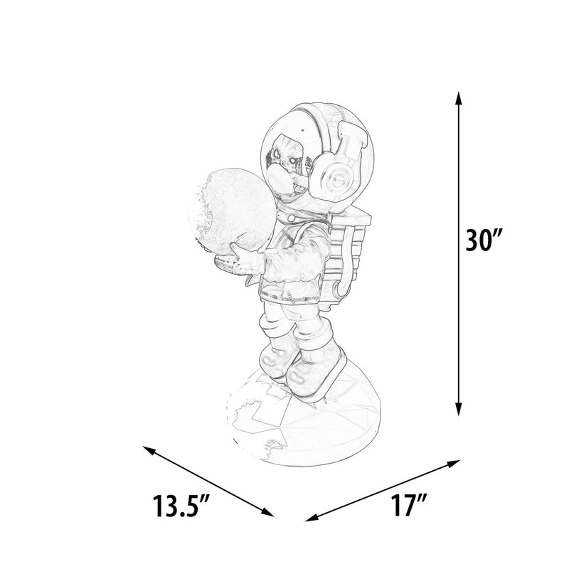 Astronaut Space Man Lamp Statue