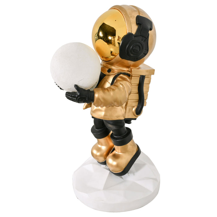 Astronaut Space Man Lamp Statue