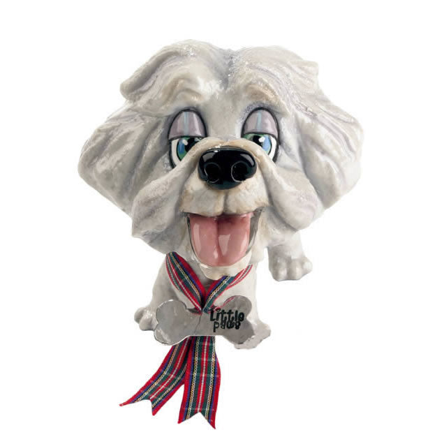 Benson the Bichon Frise Dog Figurine-Little Paws