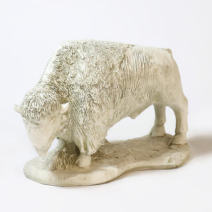 Bovid of the Badlands Buffalo Sculpture-16"L
