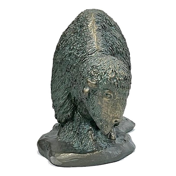 Bovid of the Badlands Buffalo Sculpture-16"L