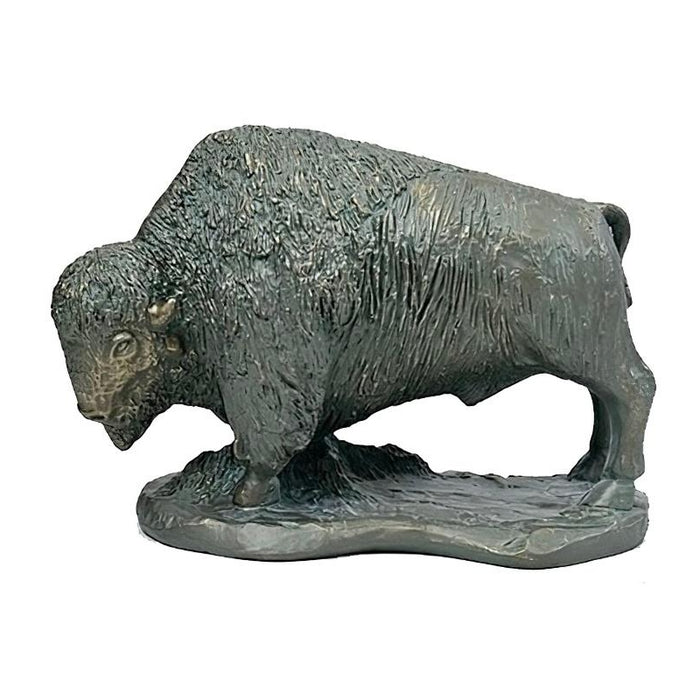 Bovid of the Badlands Buffalo Sculpture-16"L
