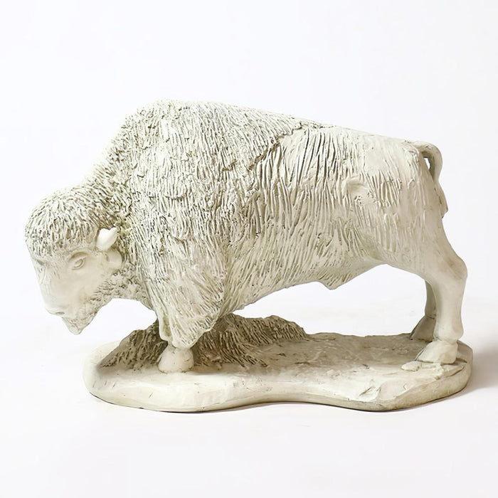 Bovid of the Badlands Buffalo Sculpture-16"L