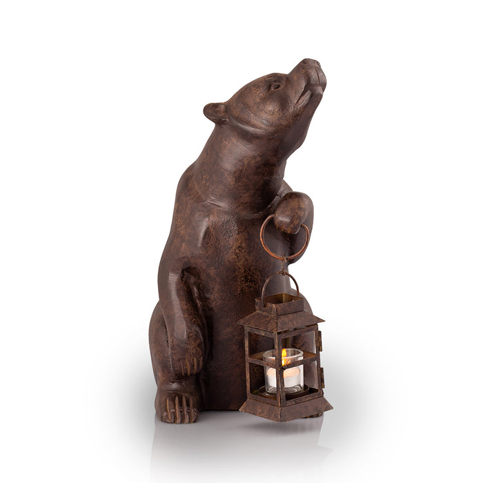 Bear Statue with Lantern