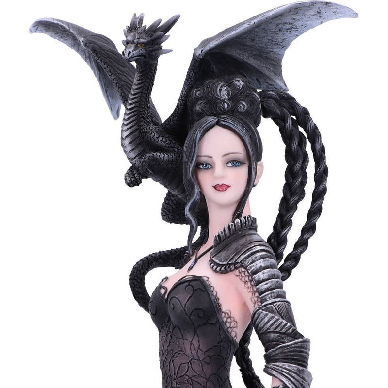 Bellamaestra Fairy and Wolf Statue by Nene Thomas