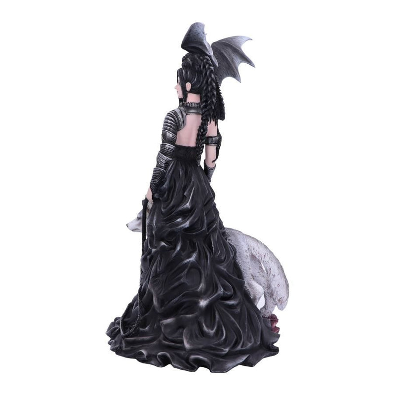Bellamaestra Fairy and Wolf Statue by Nene Thomas