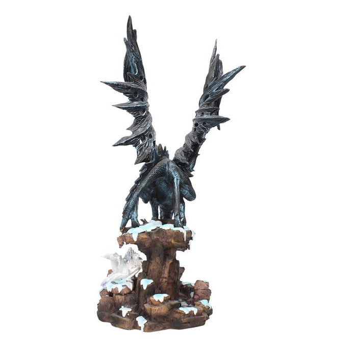 Winter Dragon Statue-Black