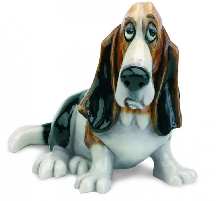 Charley Farley Bassett Hound Statue-Pets with Personality