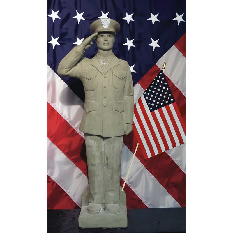 Coastguardsman with Flag Statue
