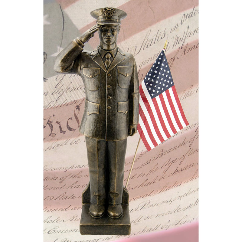 Coastguardsman with Flag Statue