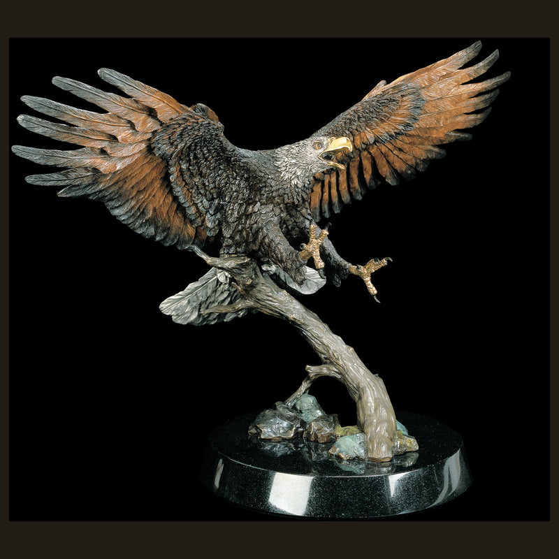 Creator's Messenger Eagle Sculpture by Kitty Cantrell