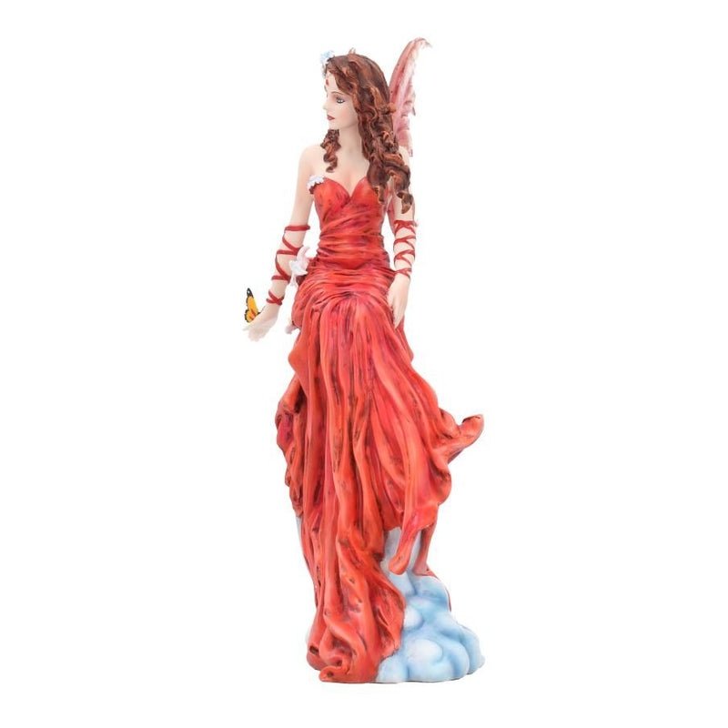 Crimson Lilly Fairy Statue by Nene Thomas