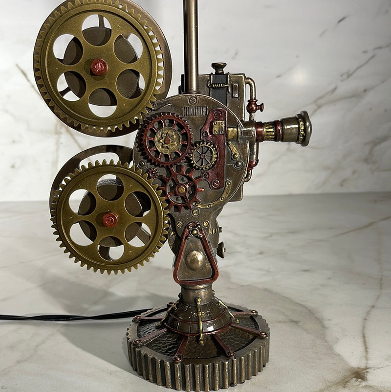 steampunk lamp detail