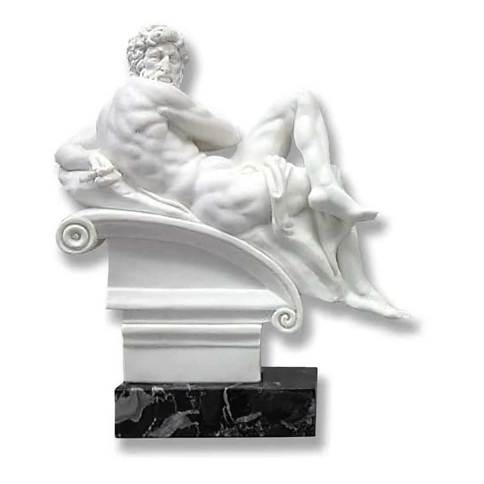 Day White Marble Statue by Michaelangelo