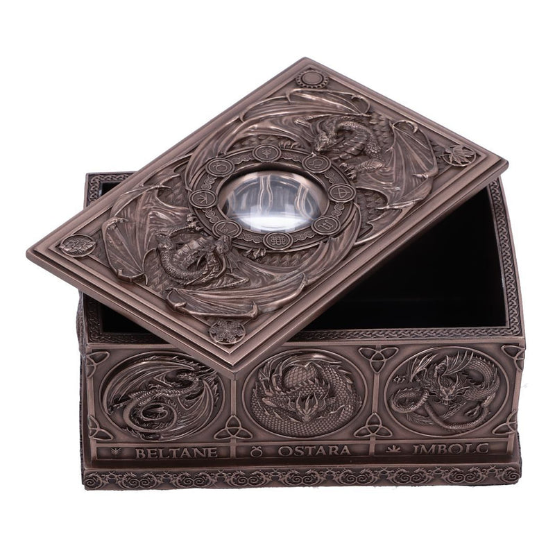 Dragons of the Sabbats Tarrot Card Box by Anne Stokes