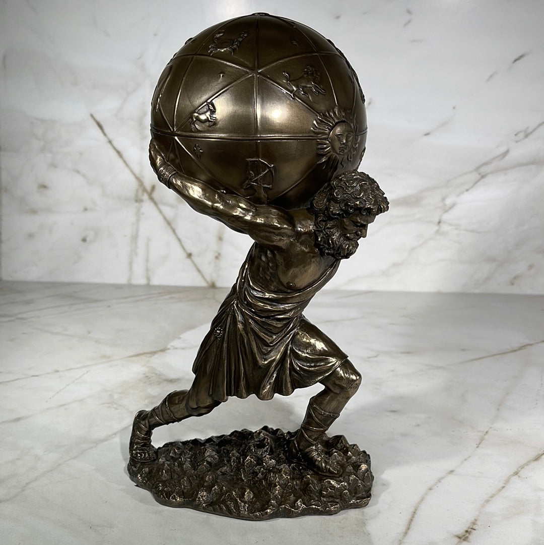Atlas Carrying The World Trinket Box — AllSculptures