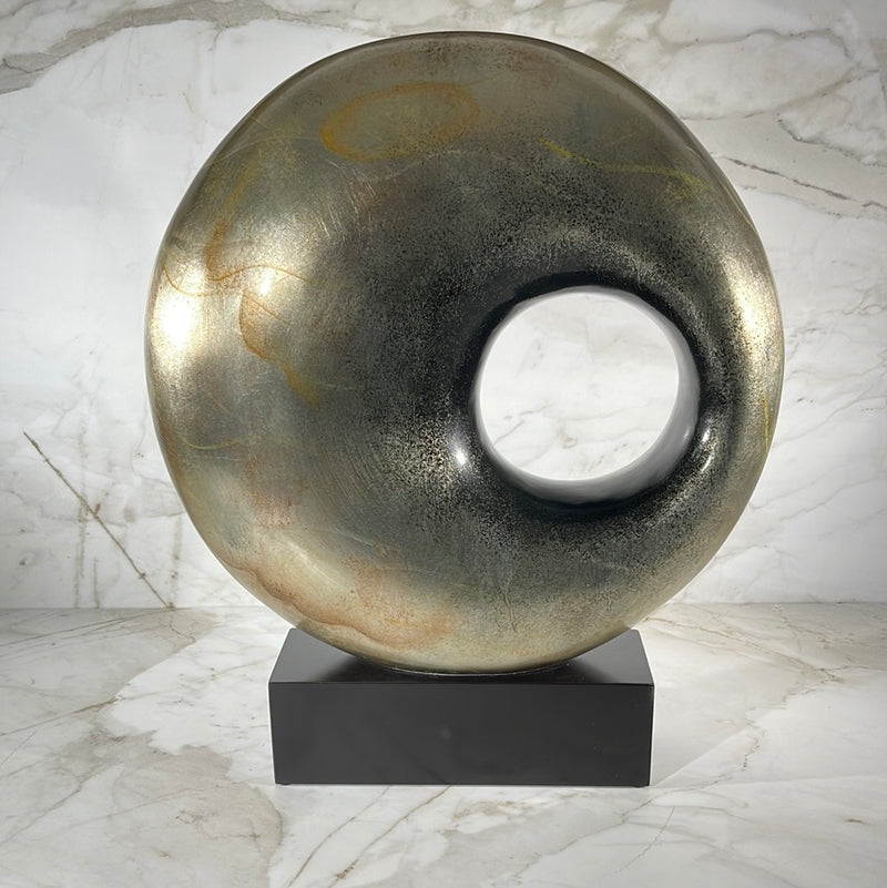 abstract circular sculpture 