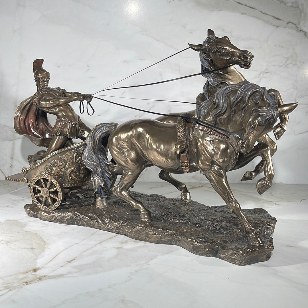Large Roman Chariot Statue — AllSculptures
