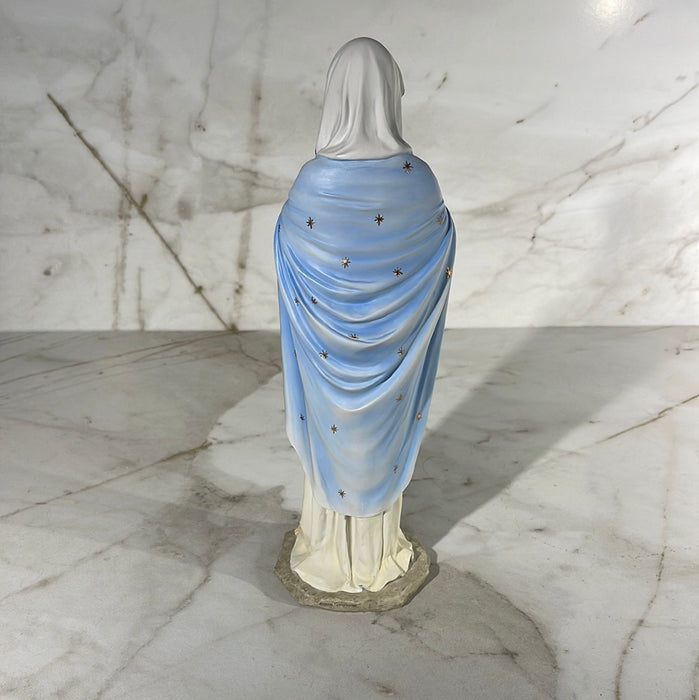 Blessed Virgin Mary In Blue Statue