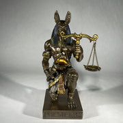 Anubis Holding Scales Egyptian Statue