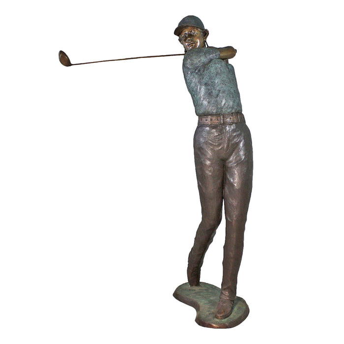 Female Golfer Sculpture