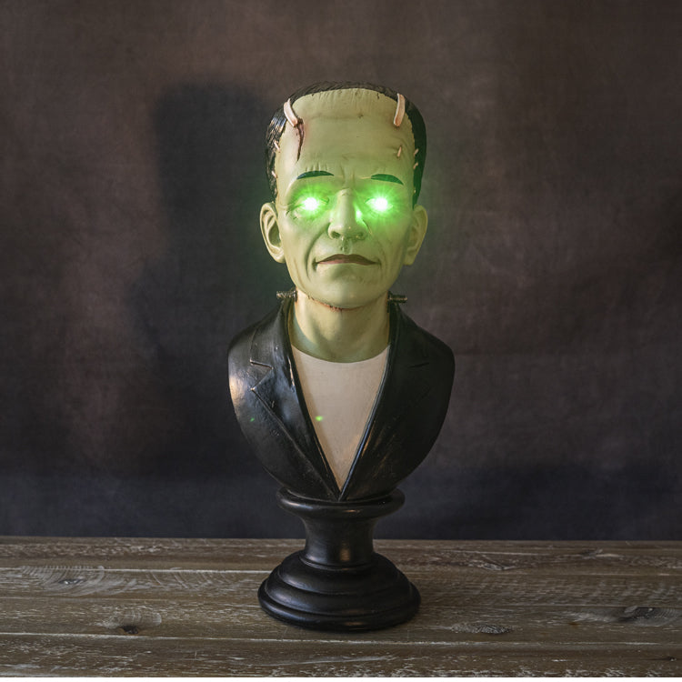 Frankenstein Bust with LED Lights
